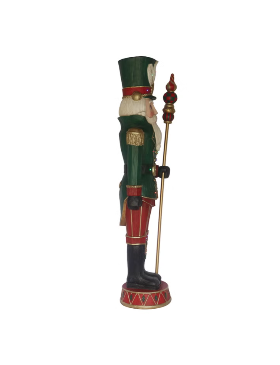 Christmas Nutcracker with Lights 1.82 m (6 ft)