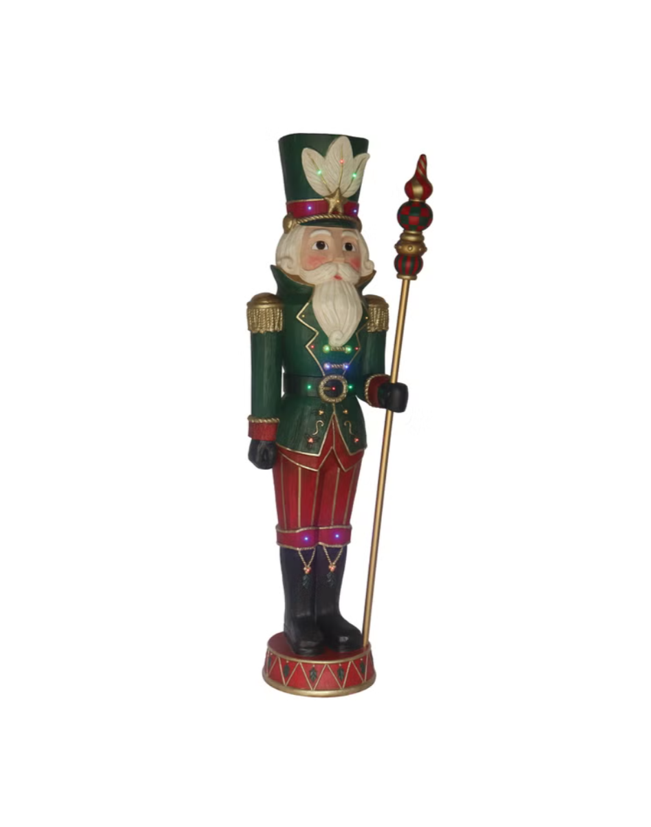 Christmas Nutcracker with Lights 1.82 m (6 ft)