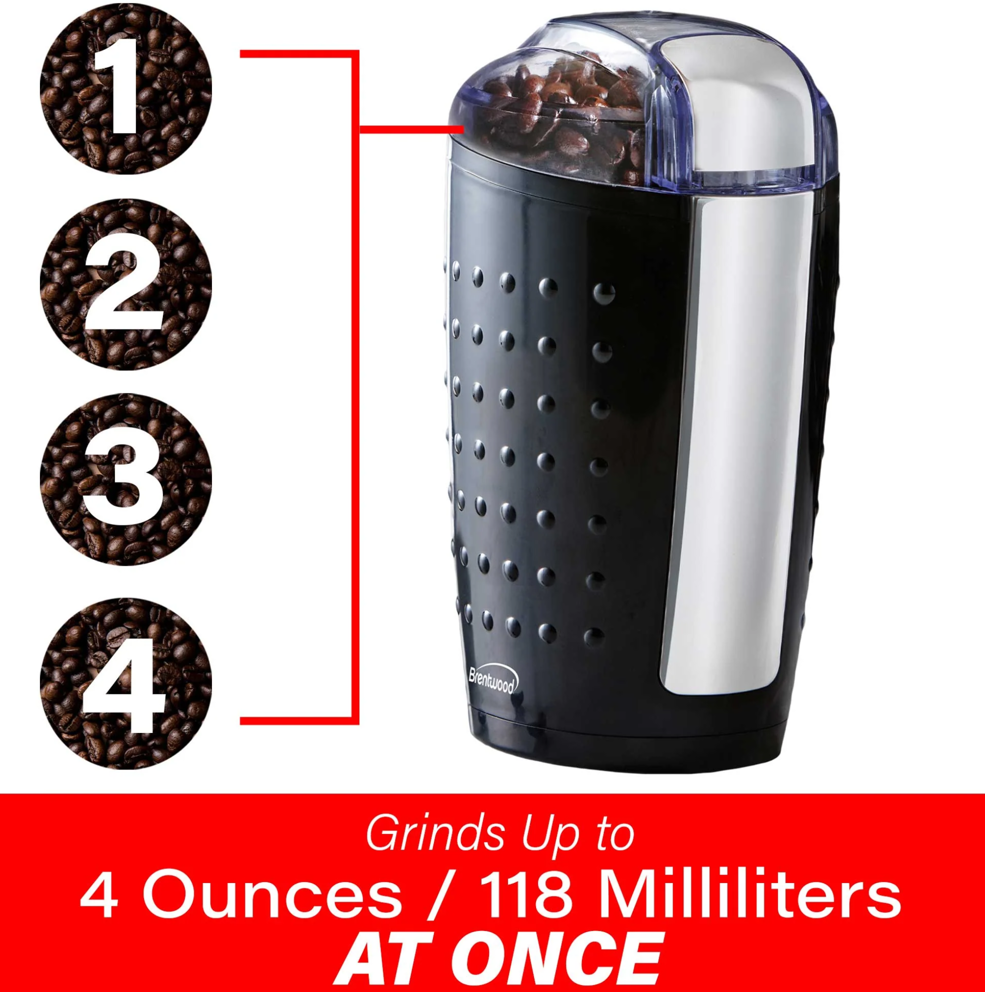 BRENTWOOD COFFEE GRINDER 4 OZ #CG-158B