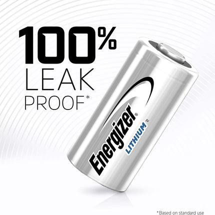 Energizer 123 Lithium 3-Volt Battery, 2-Pack