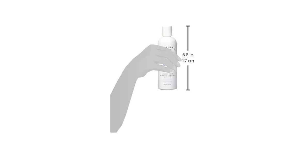 Carina Organics Baby Shampoo and Body Wash, 250 ml, White