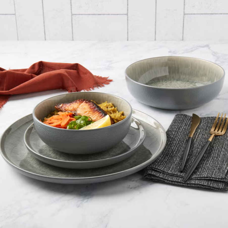 Denmark Stoneware Dinnerware Set, 16-pieces