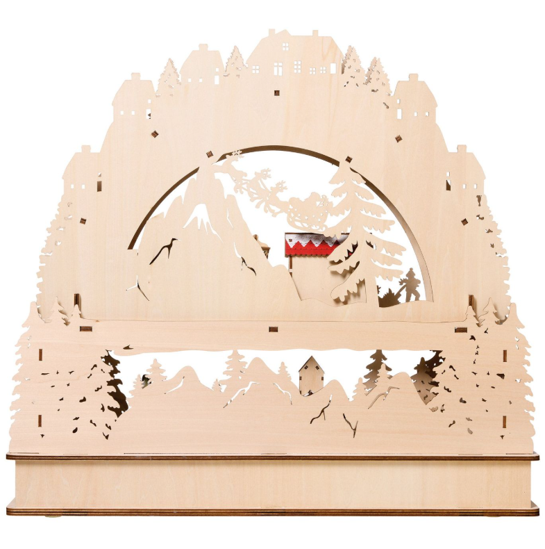 Wooden LED Advent Calendar