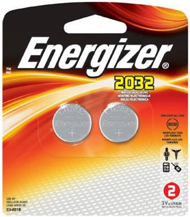 Energizer Lithium Coin Watch/Electronic Battery 2032, 2-Count