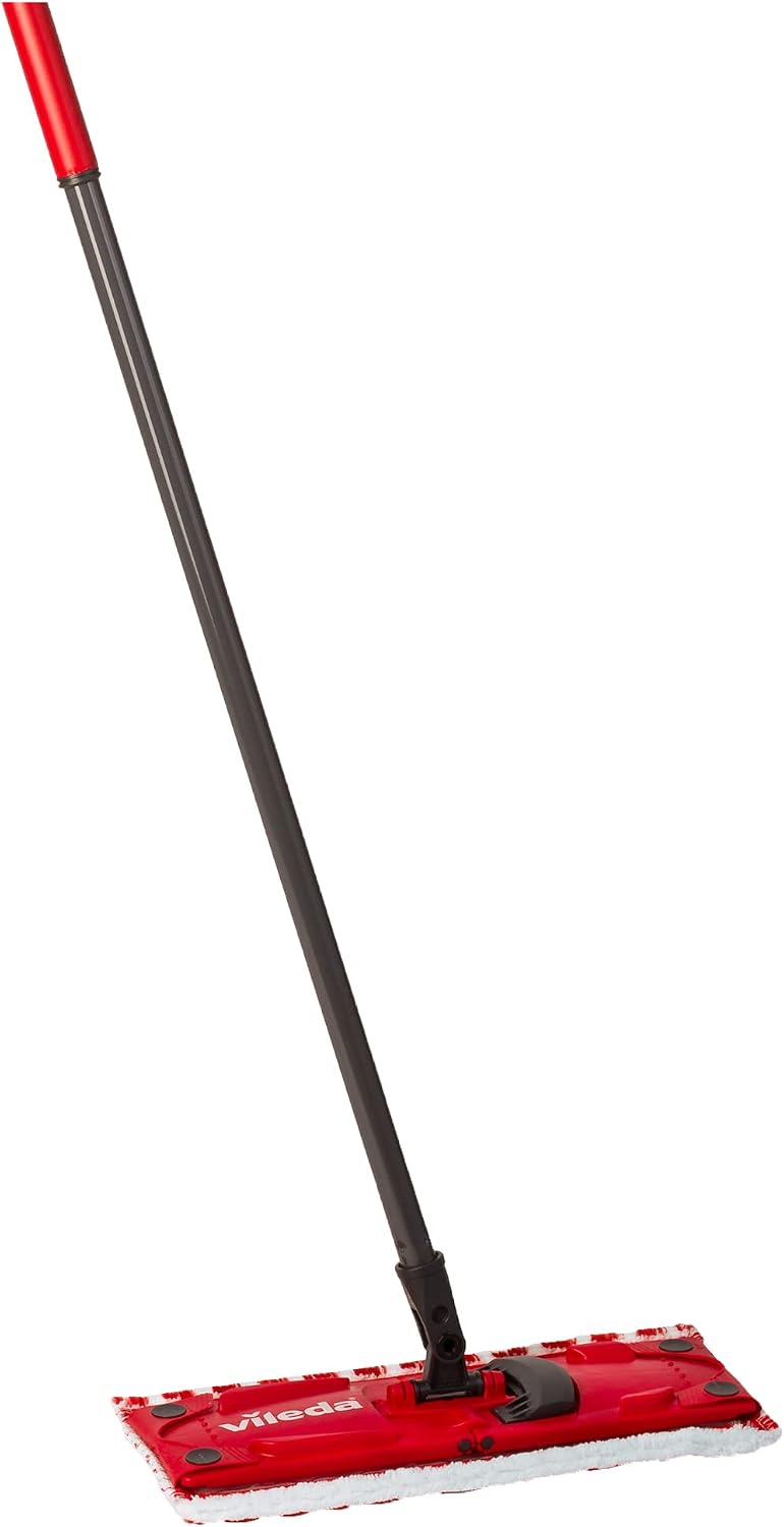 Vileda UltraMax Mop - Red Microfiber Floor Mop