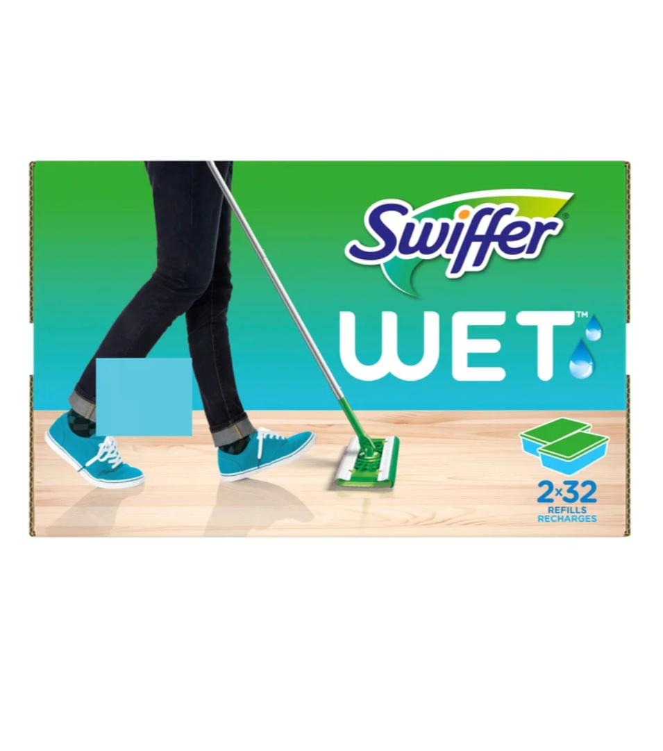 Swiffer Sweeper Wet Mopping Cloths, 64 count