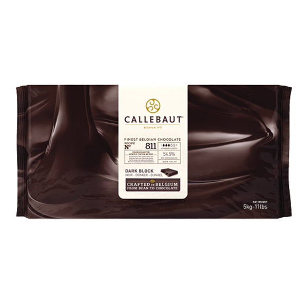 Callebaut Dark Couverture 54% Blocks 811-NV-132 5 kg