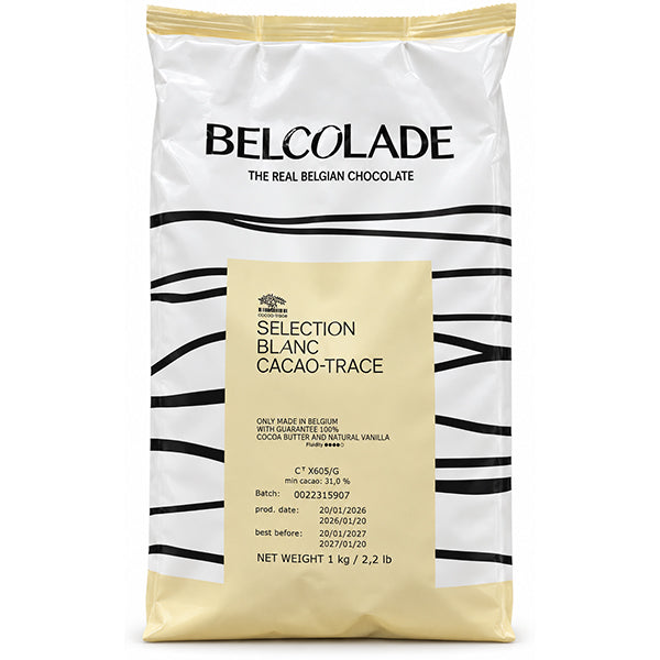 Belcolade Chocolate White Callets 31% 1 kg
