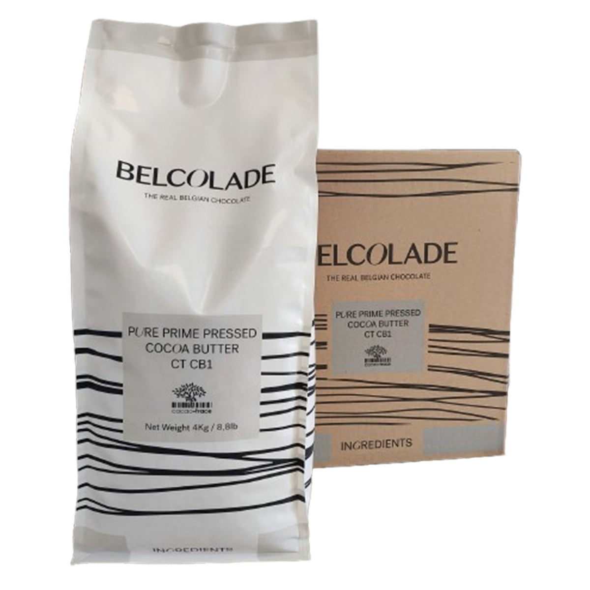 Belcolade Deodorized Cocoa Butter Drops 2x4 kg