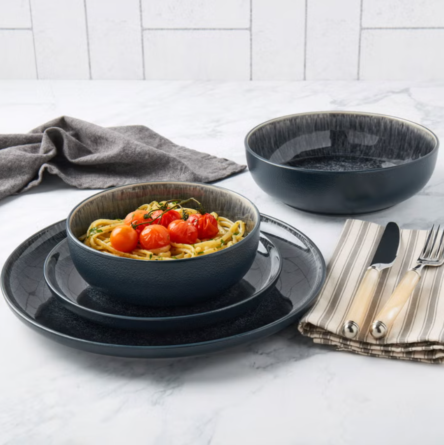 Denmark Stoneware Dinnerware Set, 16-pieces