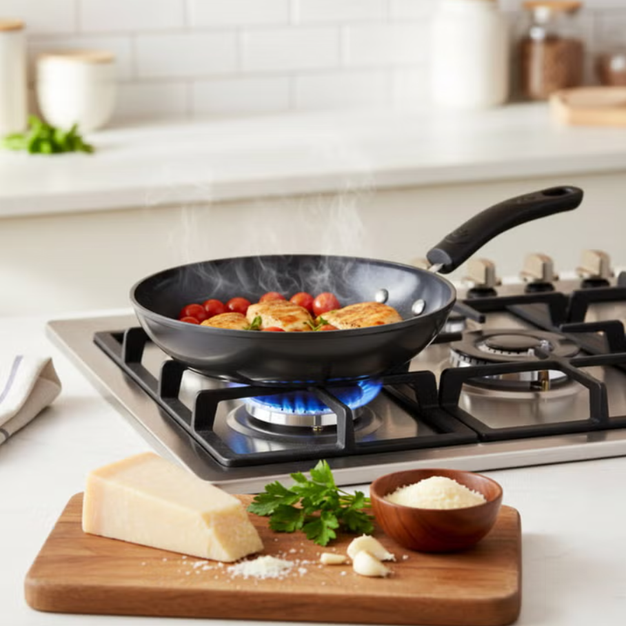 T-fal Ceramic Non-Stick Skillet Set, 3-pieces