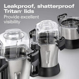 HAMILTON BEACH PROFESSIONAL 58770 2.2 HP 120V Mixer Grinder and Juicer - Refurbished with Home Essentials warranty