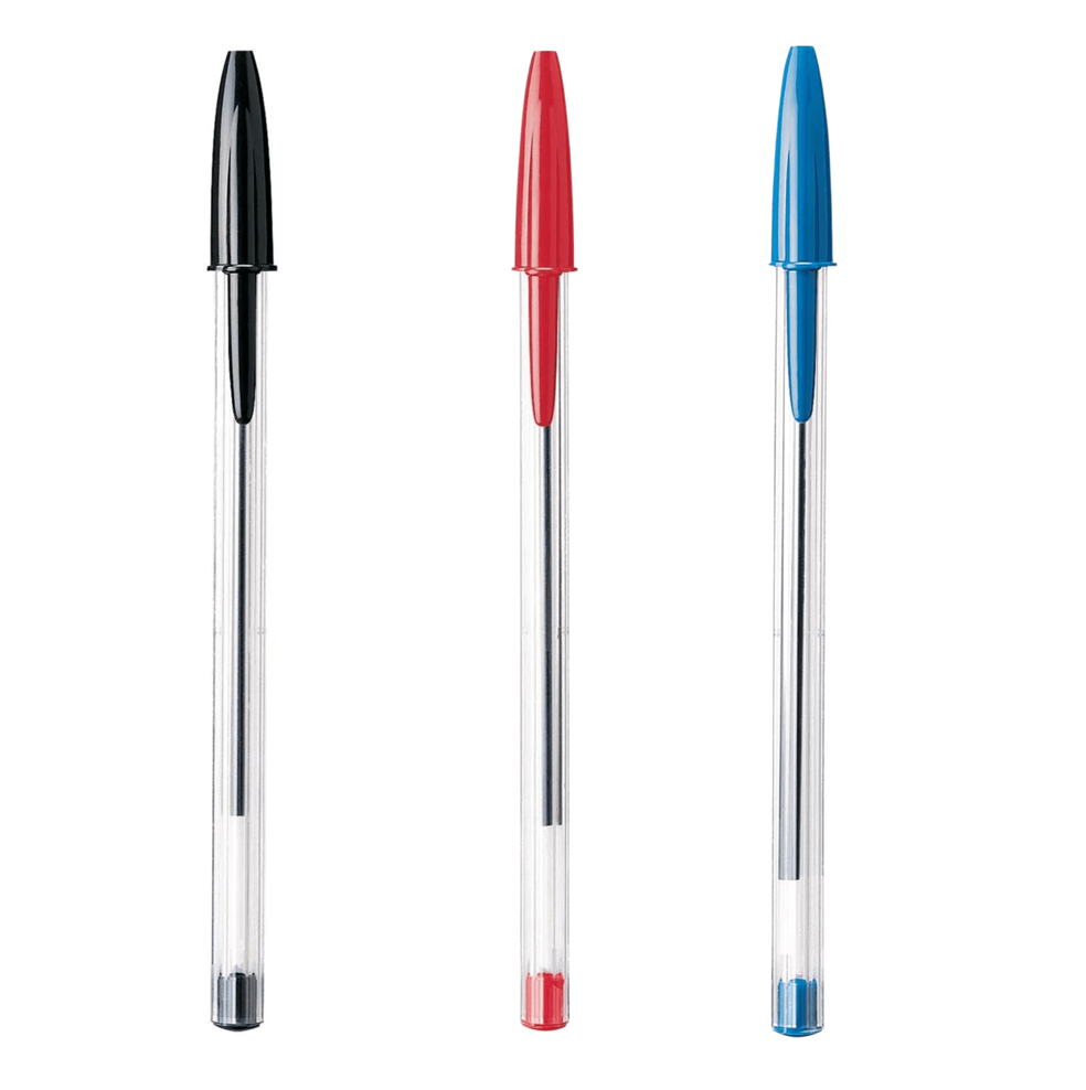 BIC CRISTAL - BALL PENS - MIX CLR 10PCS