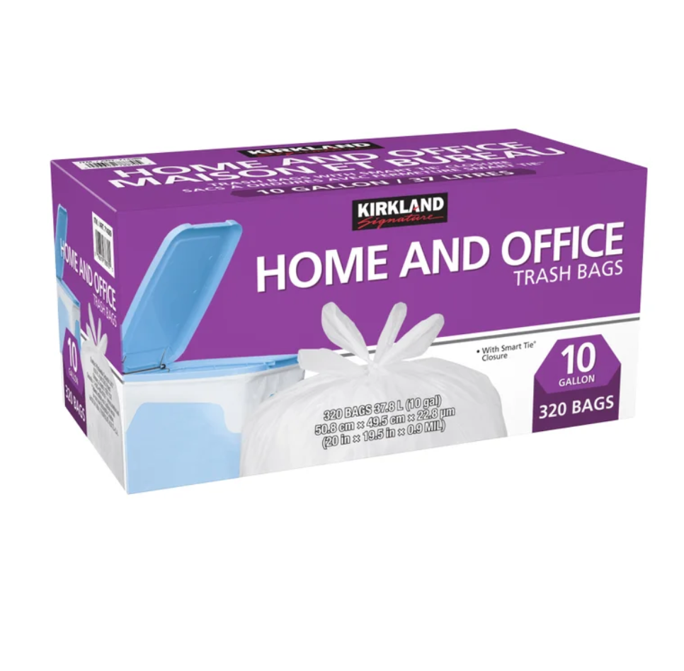 Kirkland Signature Smart Tie Home and Office Bags, 320-pack