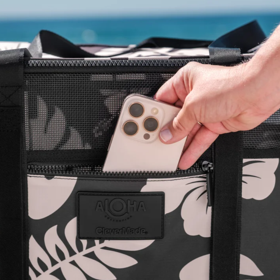 Aloha + CleverMade Collapsible Beach Tote