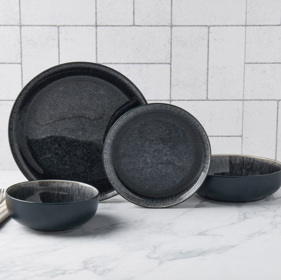Denmark Stoneware Dinnerware Set, 16-pieces