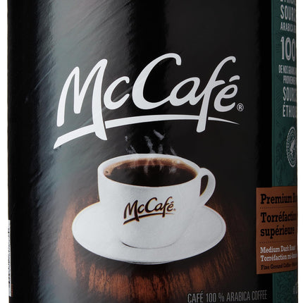 Café moulu torréfaction foncée moyenne McCafé Premium. 100 % Arabica. Scellé en usine, 1,36 kg (paquet de 1)