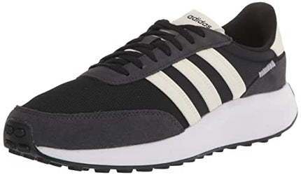 adidas Women's Run 70s Sneaker, Black/Off White/Carbon, 10