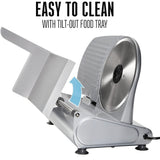 WESTON 61-0901-W Heavy Duty 9" Food Slicer - Refurbished with Home Essentials Warranty