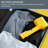 Rowenta Pure Pop, Handheld Steamer for Clothes 1.5 Pounds 15 Second Heatup, 2.3 Ounce Capacity 1150 Watts Portable, Garment Steamer, With Lint Remover, Yellow
