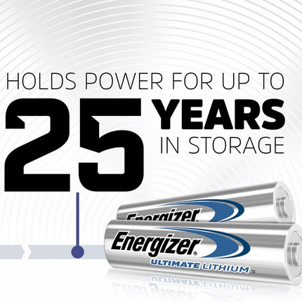 Energizer L91SBP-4 Energizer Ultimate Lithium AA Battery, 4 Count, 0.070 kg