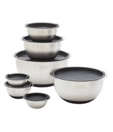MIU Stainless Steel Mixing Bowl Set, 14-pieces