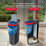 Vileda H2prO Flat Mop and Bucket Set