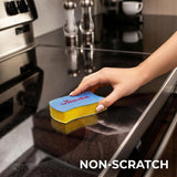 Vileda Scrunge Glass Ceramic Stovetop No-Scratch Scrub Sponge (Pack of 4)