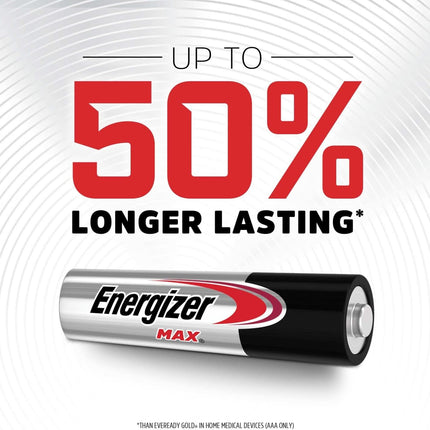 Energizer Max Premium AAA Batteries, Alkaline Triple A Battery (24 Count) E92BP-24