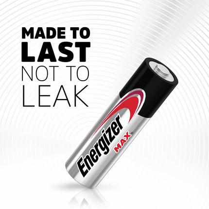 Energizer MAX AA Batteries (10 Pack), Double A Alkaline Batteries