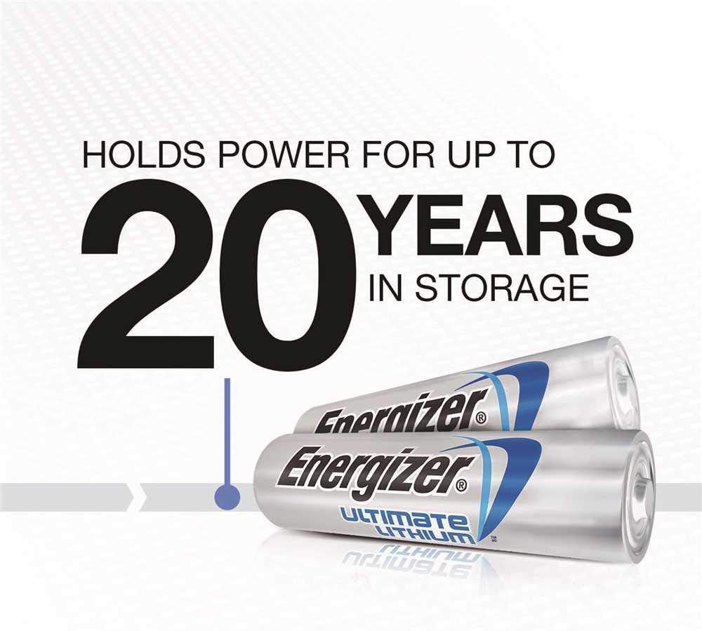 Energizer Ultimate Lithium AA Battery, Pack of 4