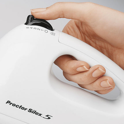 PROCTOR SILEX Easy Mix 5-Speed White Hand Mixer - 62515RY