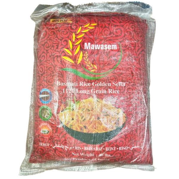 Mawasem Golden Sella Basmati Rice 40LB