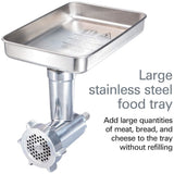 HAMILTON BEACH PROFESSIONAL Stand Mixer All-Metal Meat and Food Grinder Attachment