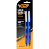 BIC GLIDE BALL PEN - BLUE 2PCS
