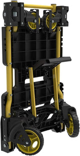 Stanley, 2-in-1 foldable truck SXWTD-FT585, Black/Yellow