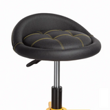 DeWALT Quilted Seat Adjustable Shop Stool with Casters