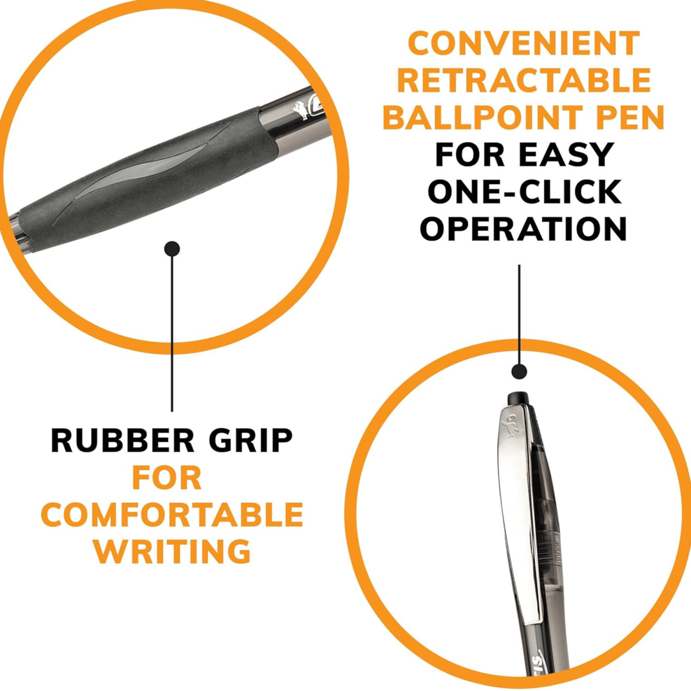 BIC GLIDE BALL PEN - BLUE 2PCS