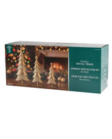 Set of 3 Holiday Metal Trees