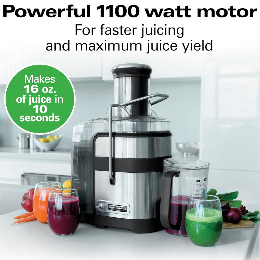 HAMILTON BEACH PROFESSIONAL 67906 Centrifugal Extractor Juicer - Refurbished with Home Essentials warranty