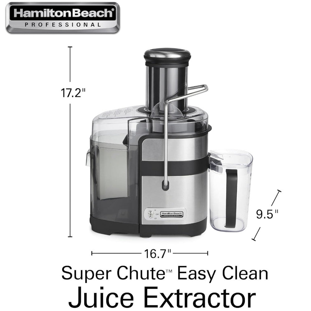 HAMILTON BEACH PROFESSIONAL 67906 Centrifugal Extractor Juicer - Refurbished with Home Essentials warranty