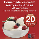 HAMILTON BEACH Ice Cream & Frozen Yogurt Maker - Refurbished with Home Essentials warranty - 68880