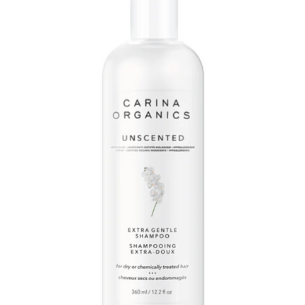 Carina Organics Unscented Extra Gentle Shampoo, 360 ml, White