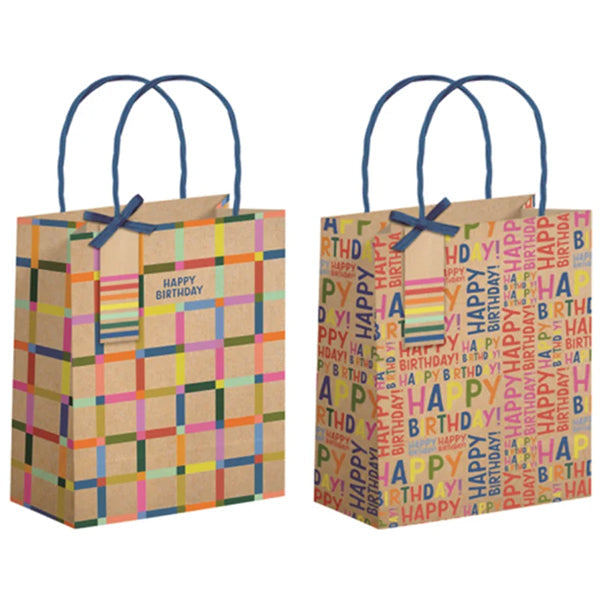 EPC Craft Color Print Birthday Giftbag Large 2STYLES