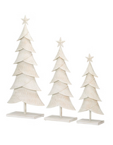 Set of 3 Holiday Metal Trees