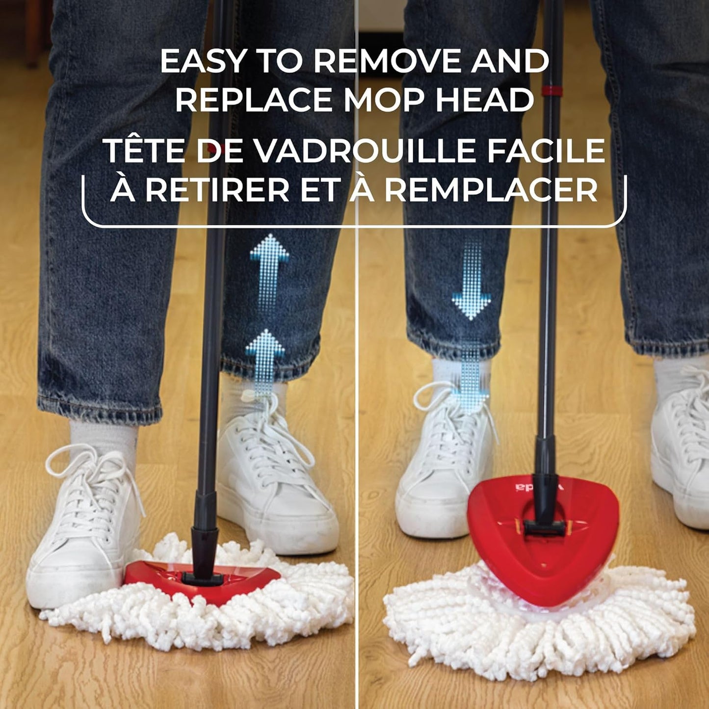 Vileda EasyWring Microfibre Spin Mop & Bucket Floor Cleaning System