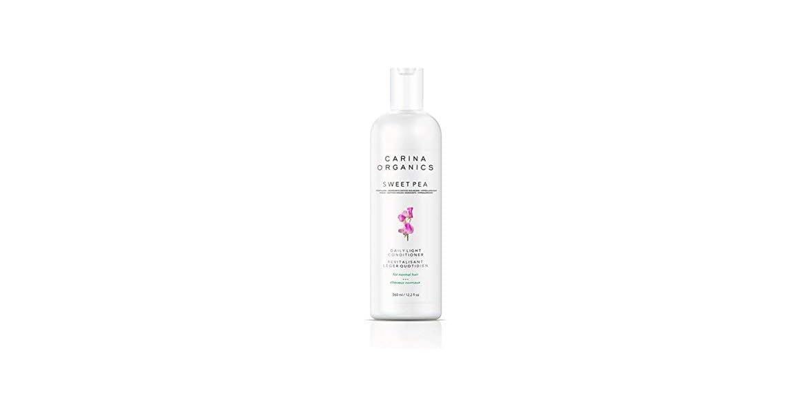 Carina Organics Sweet Pea Conditioner (Daily Light), 360 ml, White