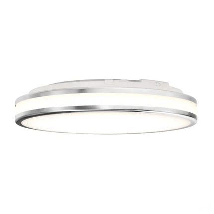Artika, Hemisphere Flush Mount Light, Chrome
