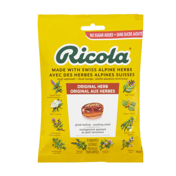 Ricola No Sugar Original Herb Bag 8x75 g