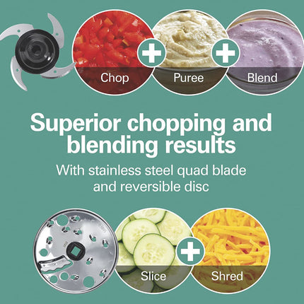 HAMILTON BEACH Stack and Snap Compact Food Processor - 70510